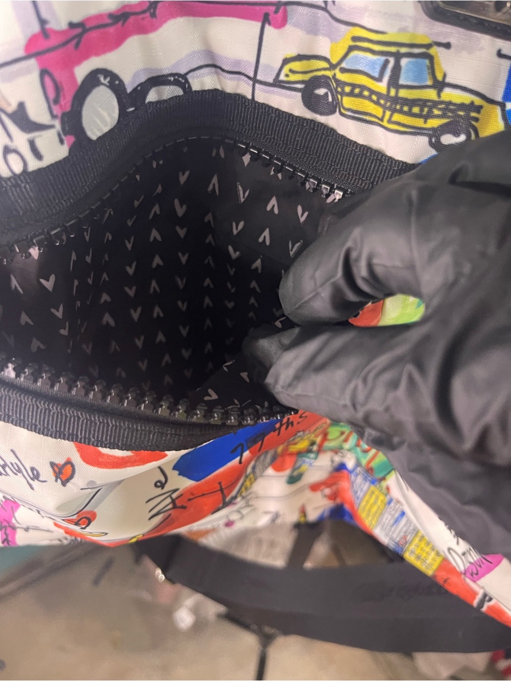 Brighton Multicolor City-Print Travel Tote - Picture 8 of 12